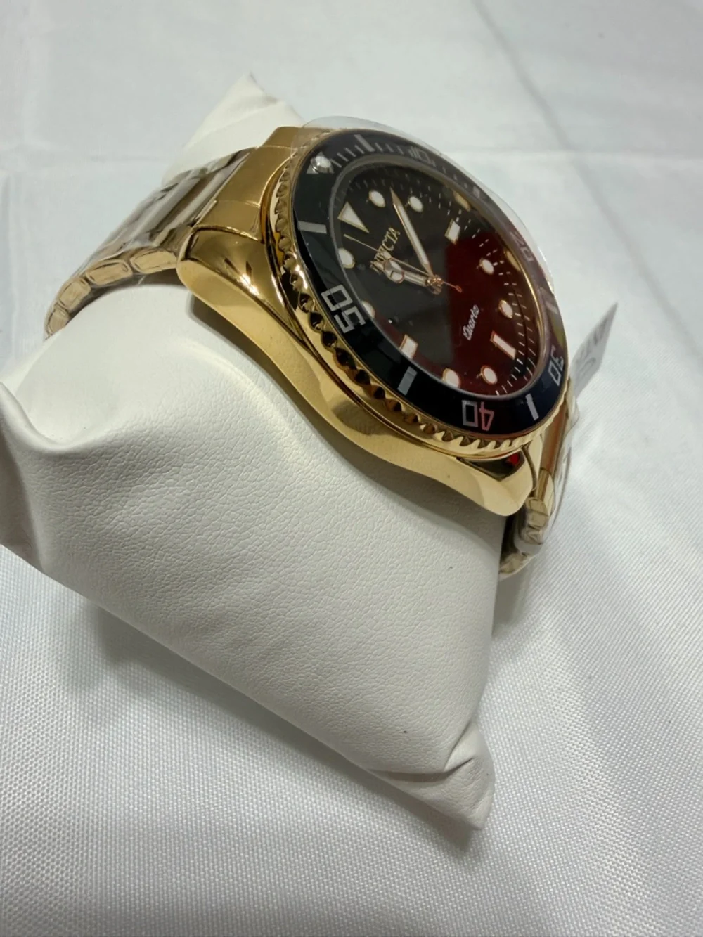 Invicta Gold and Black Men's Bracelet Watch